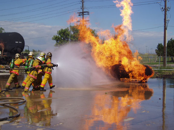 Propane Tank Fire