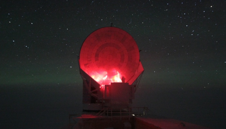 working on top of the receiver cabin at -92 F