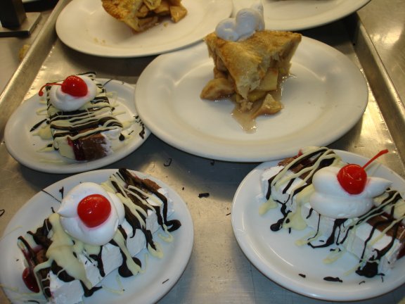 dinner dessert