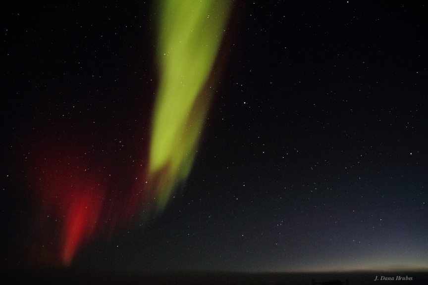 red aurora australis